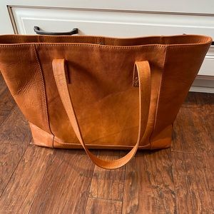 Noonday Collection Modern Leather Tote